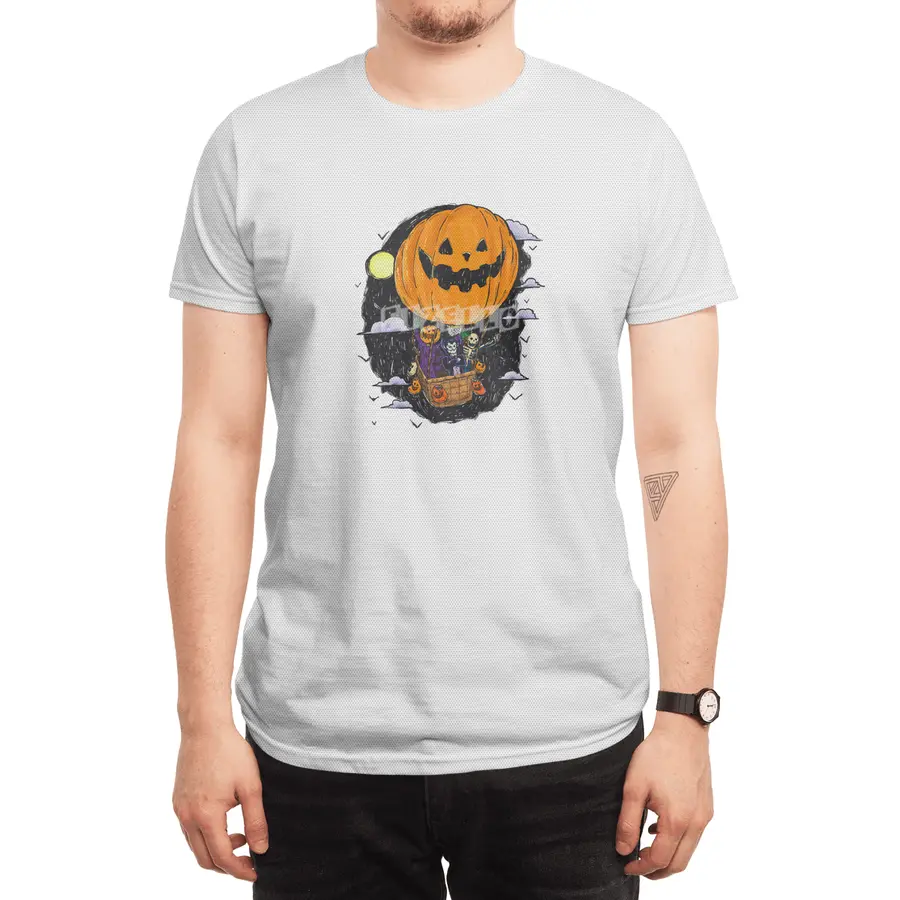 Pumpkin Hot Air Balloon Spor T-Shirt