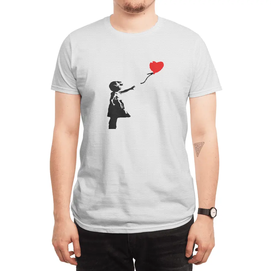 Banksy -  Red Balloon Spor T-Shirt