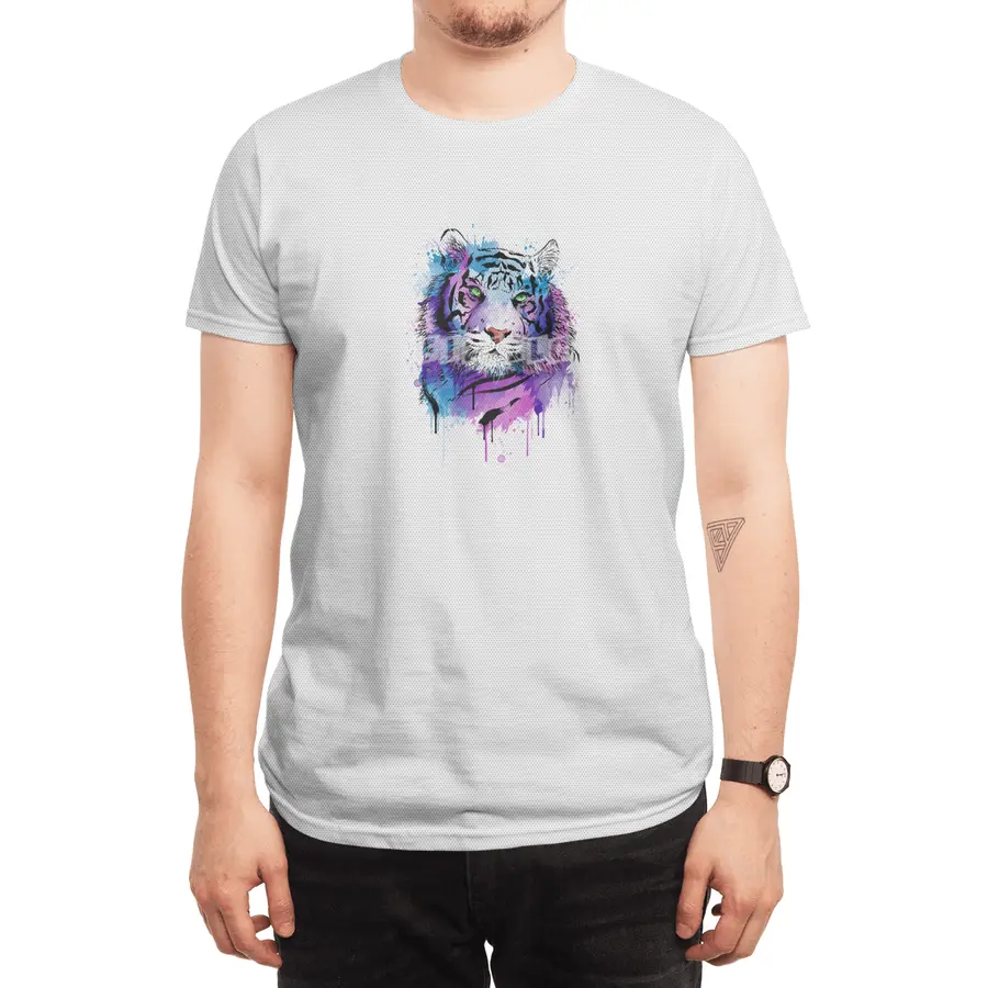 Tiger watercolor Spor T-Shirt
