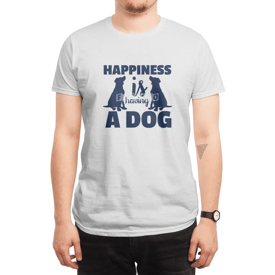 Happiness is Having a Dog Spor T-Shirt