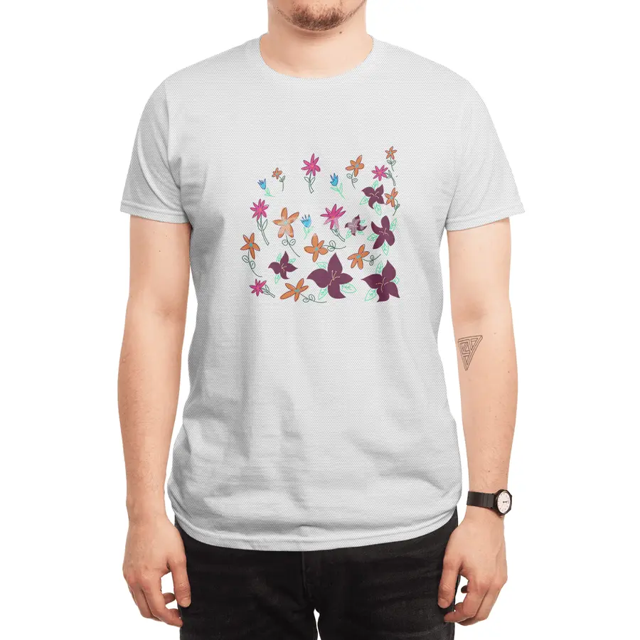 Lovely Flowers Spor T-Shirt