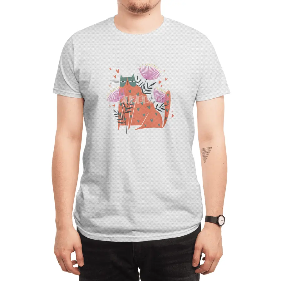 Lovely orange cat Spor T-Shirt