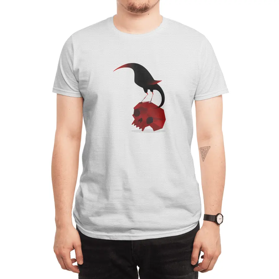 Raven and Skull Spor T-Shirt
