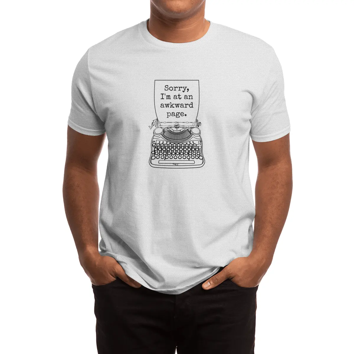 Funny Writer Author Novelist Sorry I'm At An Awkward Page Spor T-Shirt