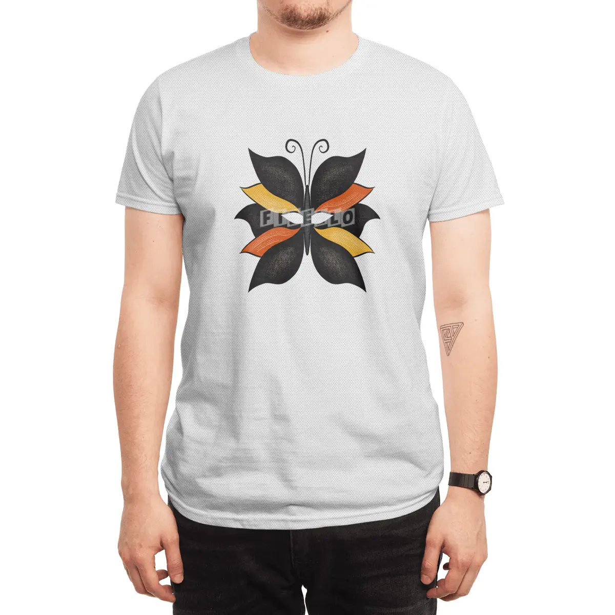 Beautiful Butterfly Weird Abstract Insect Spor T-Shirt