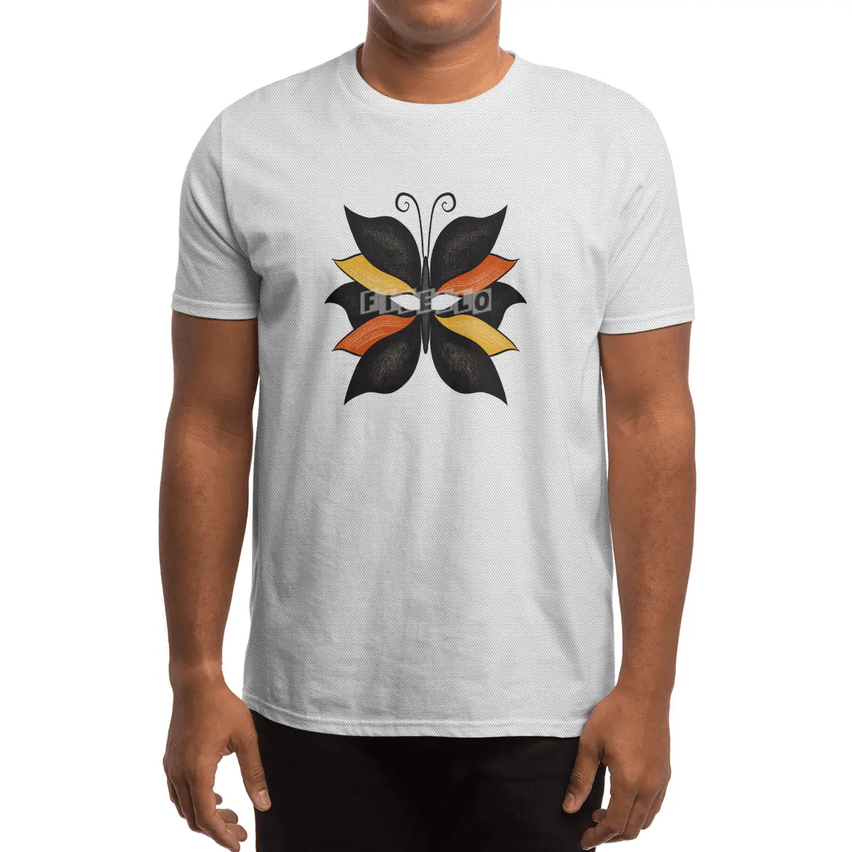 Beautiful Butterfly Weird Abstract Insect Spor T-Shirt