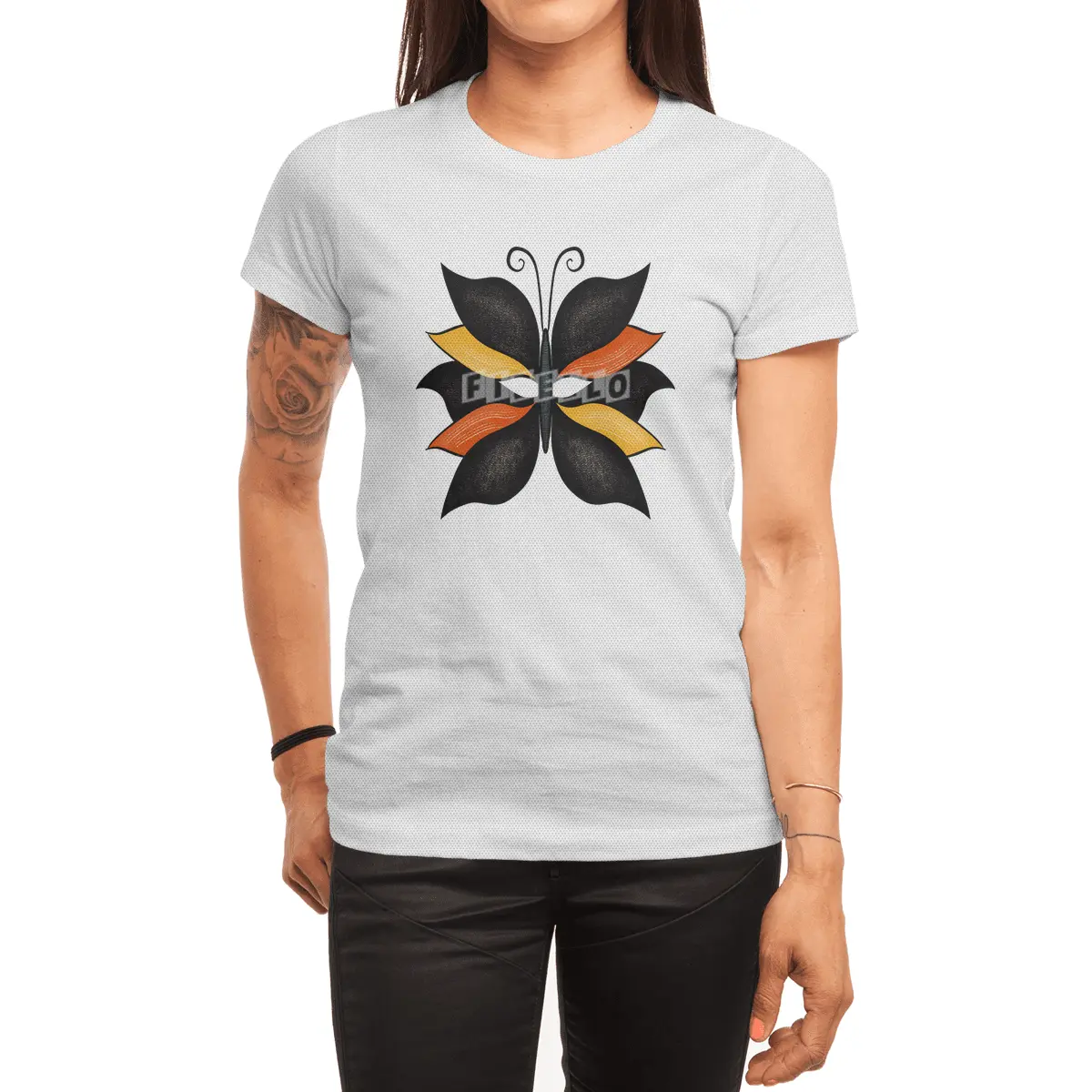 Beautiful Butterfly Weird Abstract Insect Spor T-Shirt