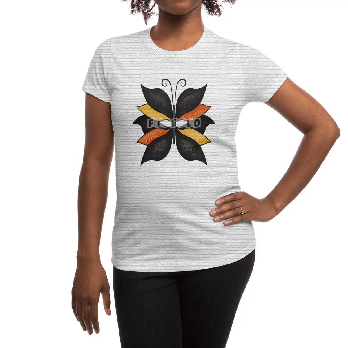 Beautiful Butterfly Weird Abstract Insect Spor T-Shirt