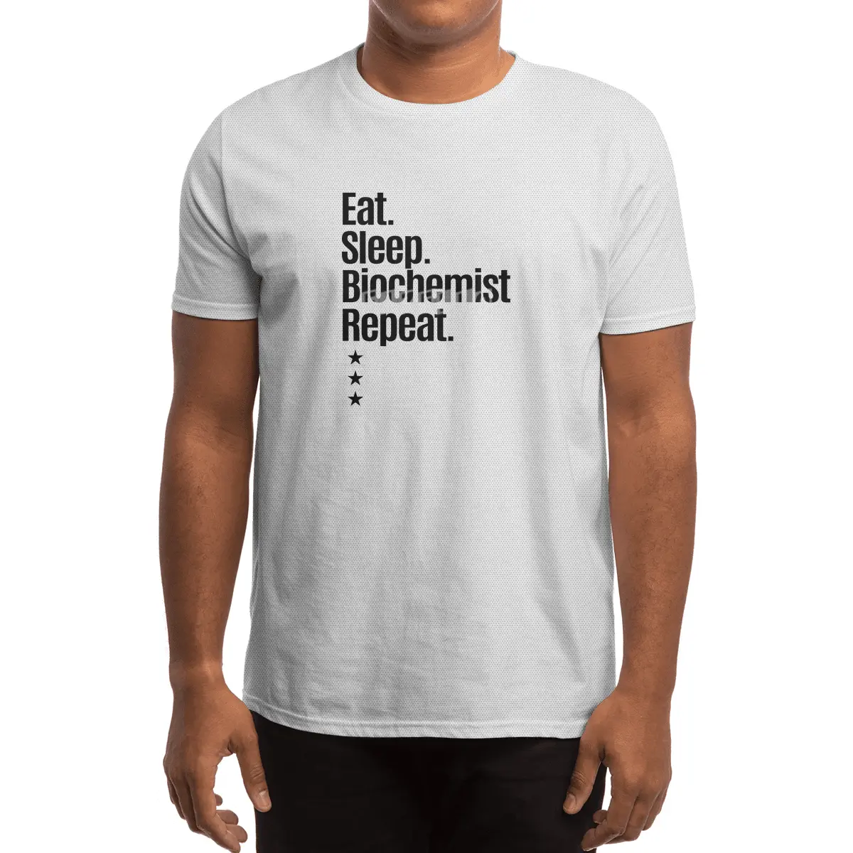 Eat Sleep Biochemist Repeat Job Title Gift Spor T-Shirt