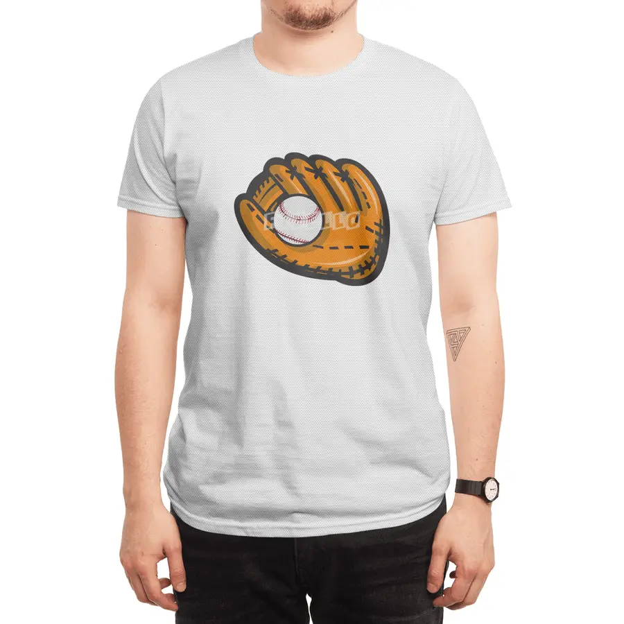 Baseball Glove Ball Retro Spor T-Shirt