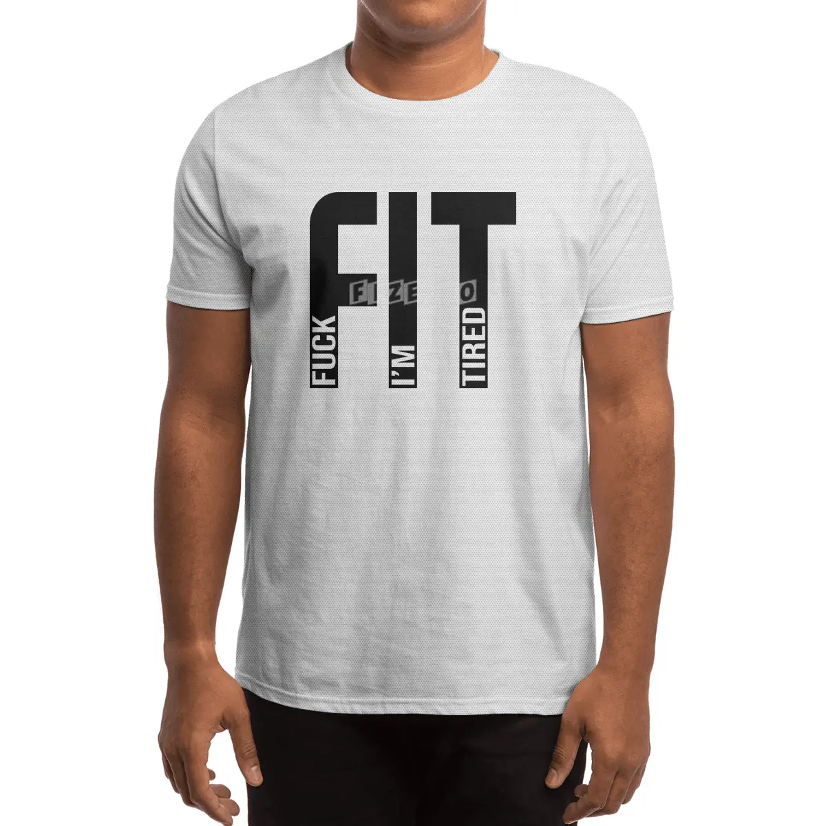 FIT Fuck I'm Tired Gym and Workout Fitness Spor T-Shirt
