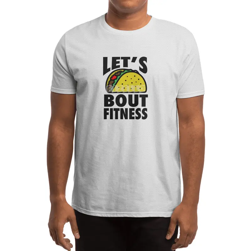 Pink Stars: Let's TACO bout Fitness Spor T-Shirt