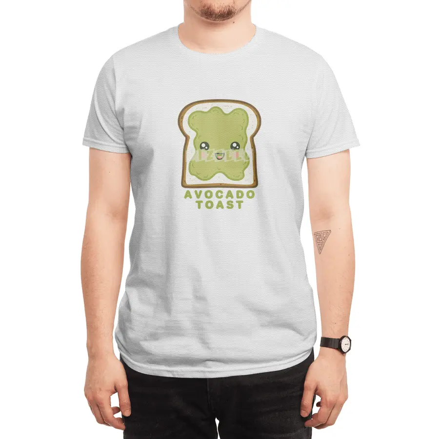 Happy Avocado Toast Spor T-Shirt