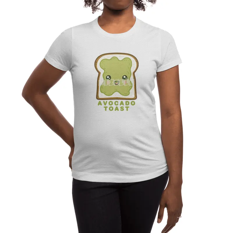 Happy Avocado Toast Spor T-Shirt