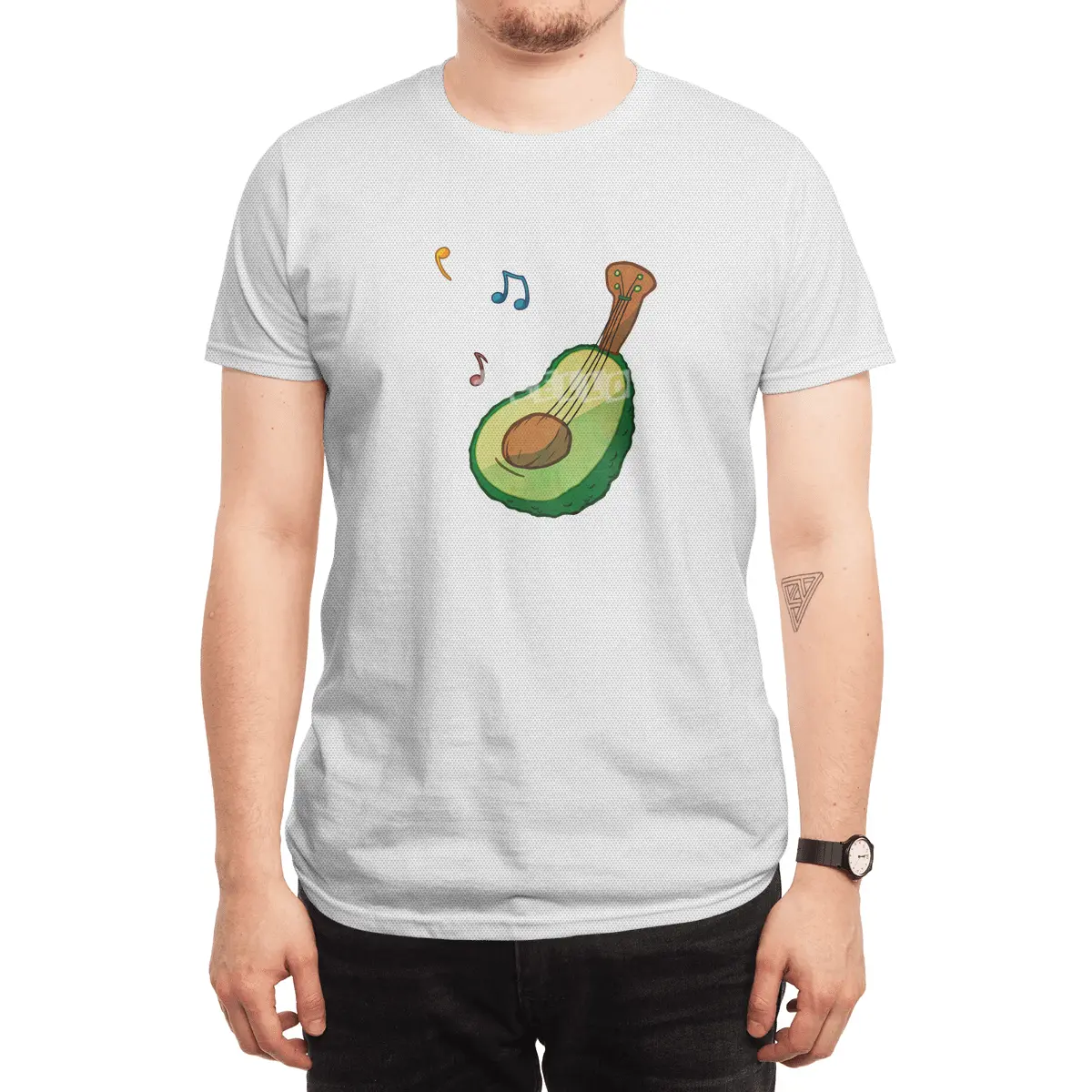 Avocado Guitar Spor T-Shirt