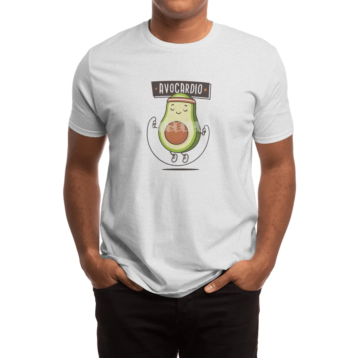 Avo Cardio - Avocado Workout Spor T-Shirt