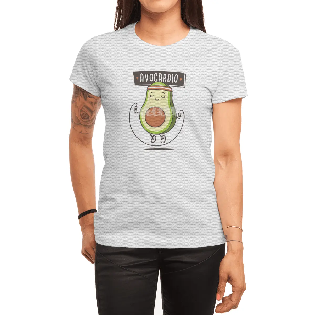 Avo Cardio - Avocado Workout Spor T-Shirt