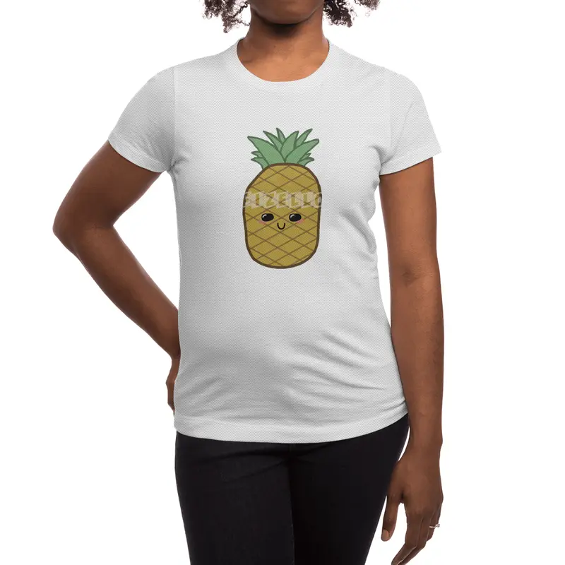 Kawaii Pineapple Spor T-Shirt