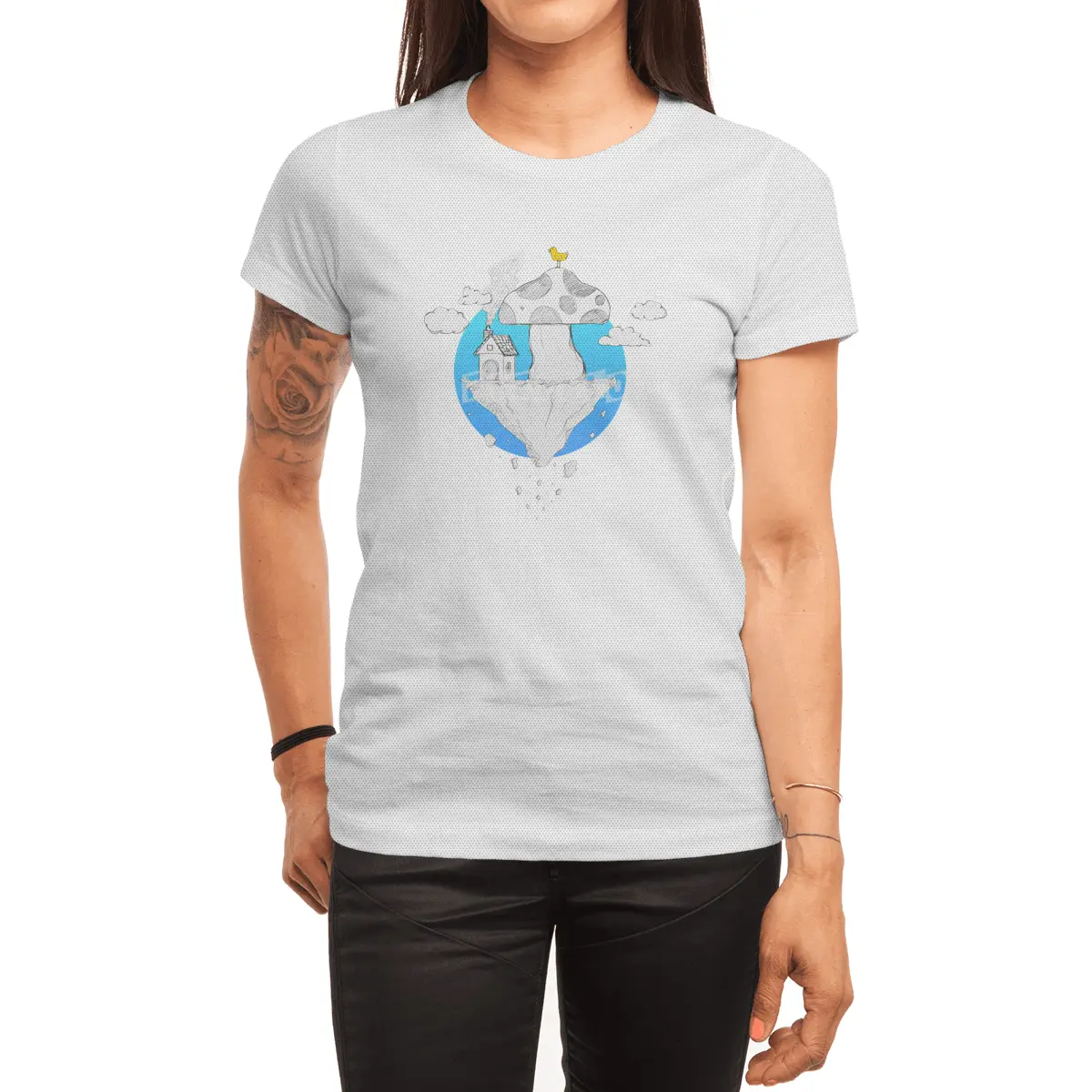 Mushroom Cloud Spor T-Shirt