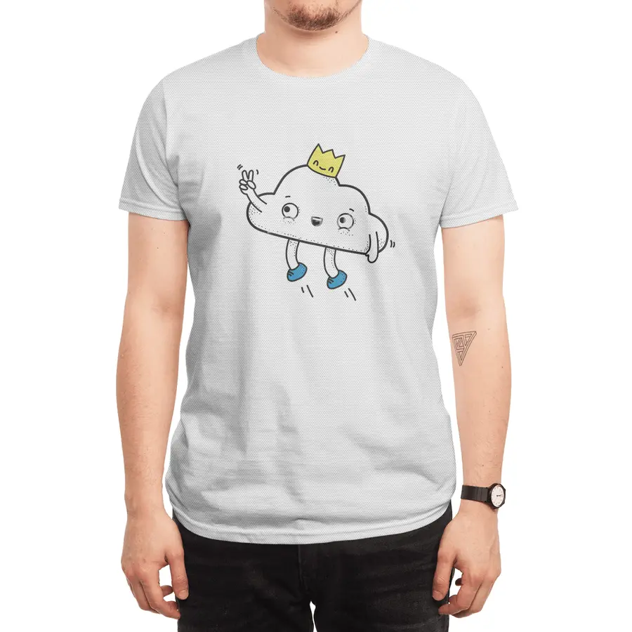 happy little cloud Spor T-Shirt