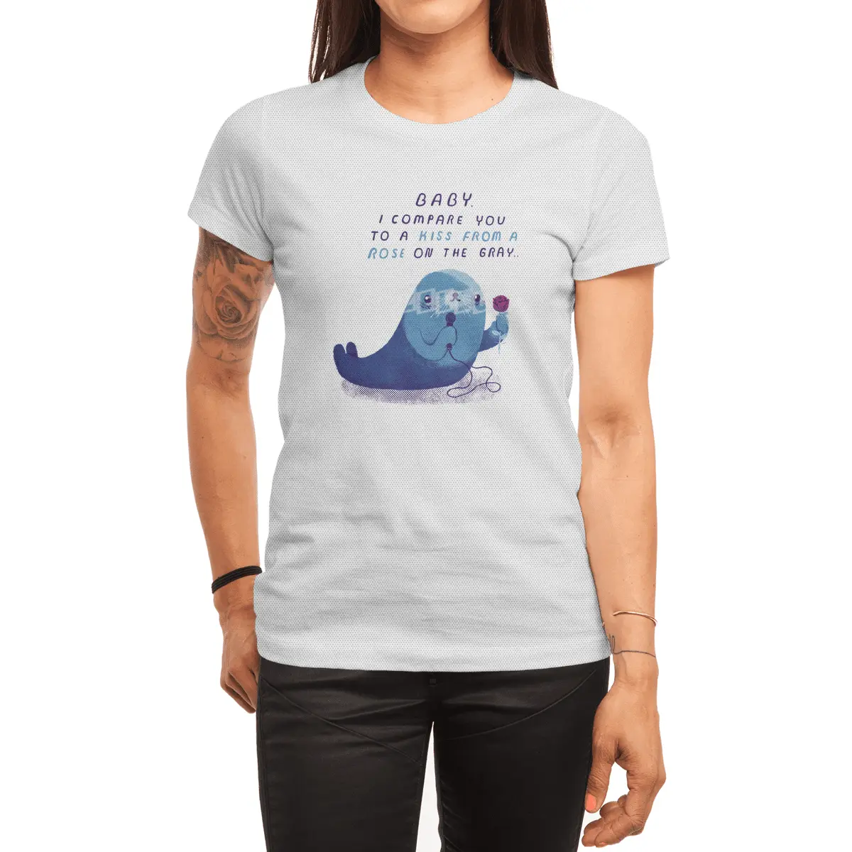 A kiss from a rose Spor T-Shirt