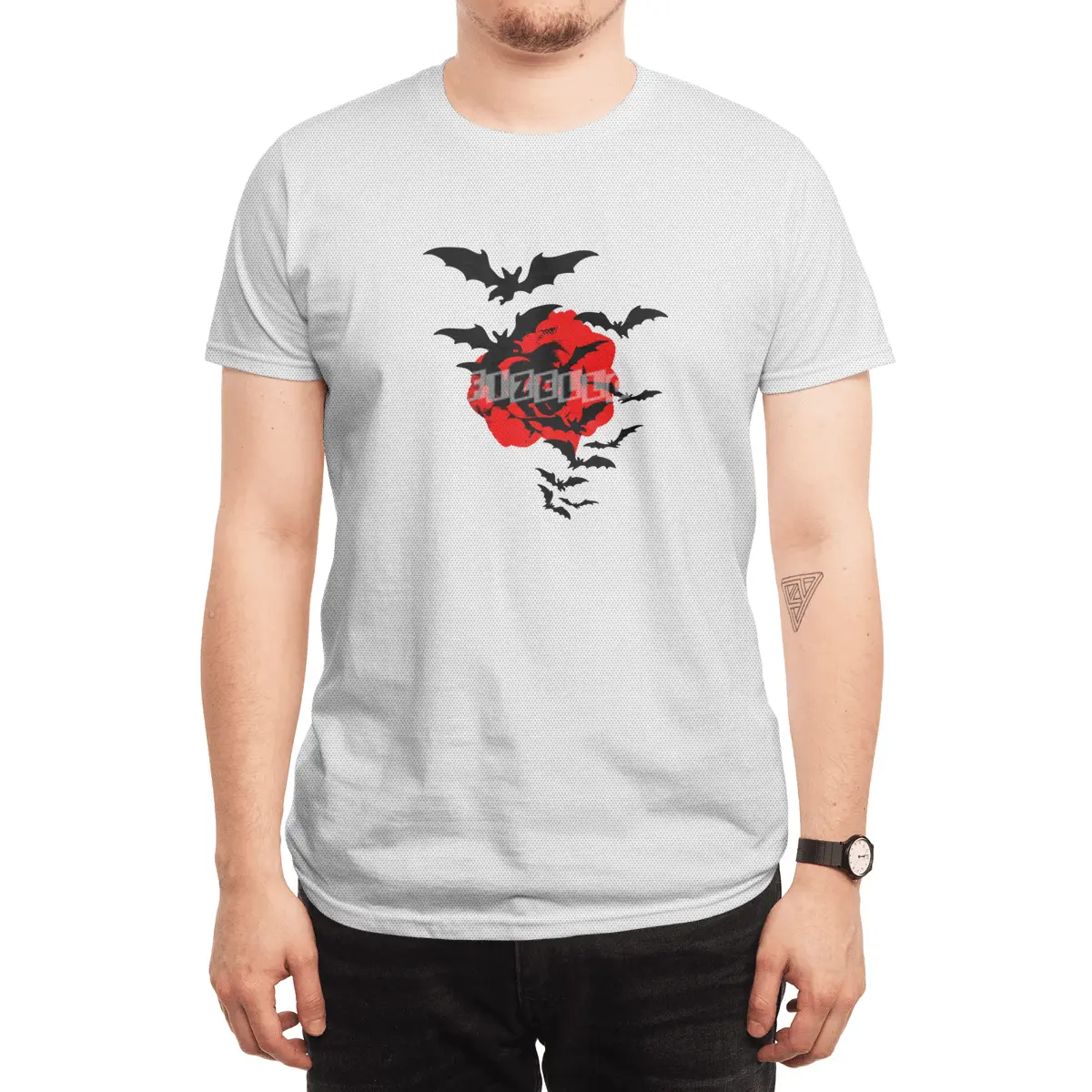 Bat Rose Spor T-Shirt