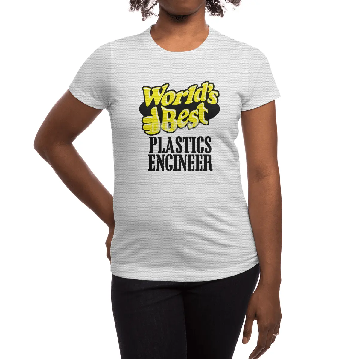 World's Best Plastics Engineer Spor T-Shirt