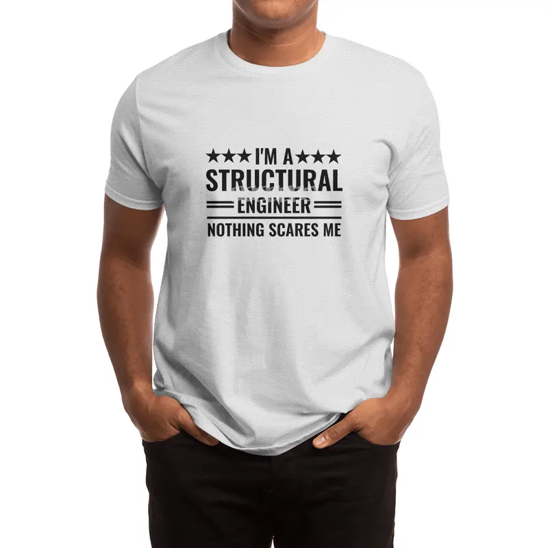 I'm A Structural Engineer Nothing Scares Me Spor T-Shirt