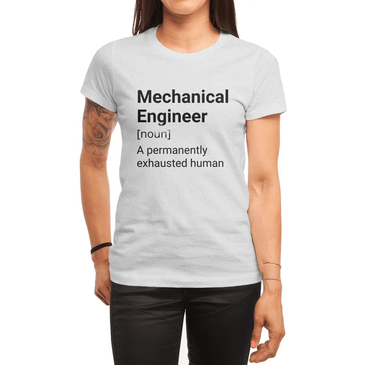 Mechanical Engineer Definition - A Permanently Exhausted Human Spor T-Shirt