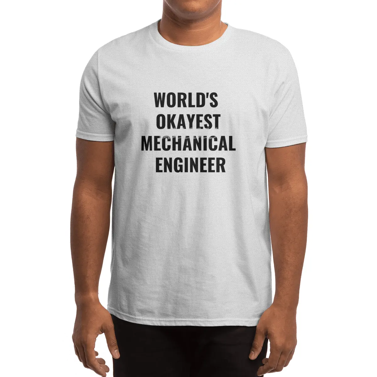 World's Okayest Mechanical Engineer Quote Spor T-Shirt