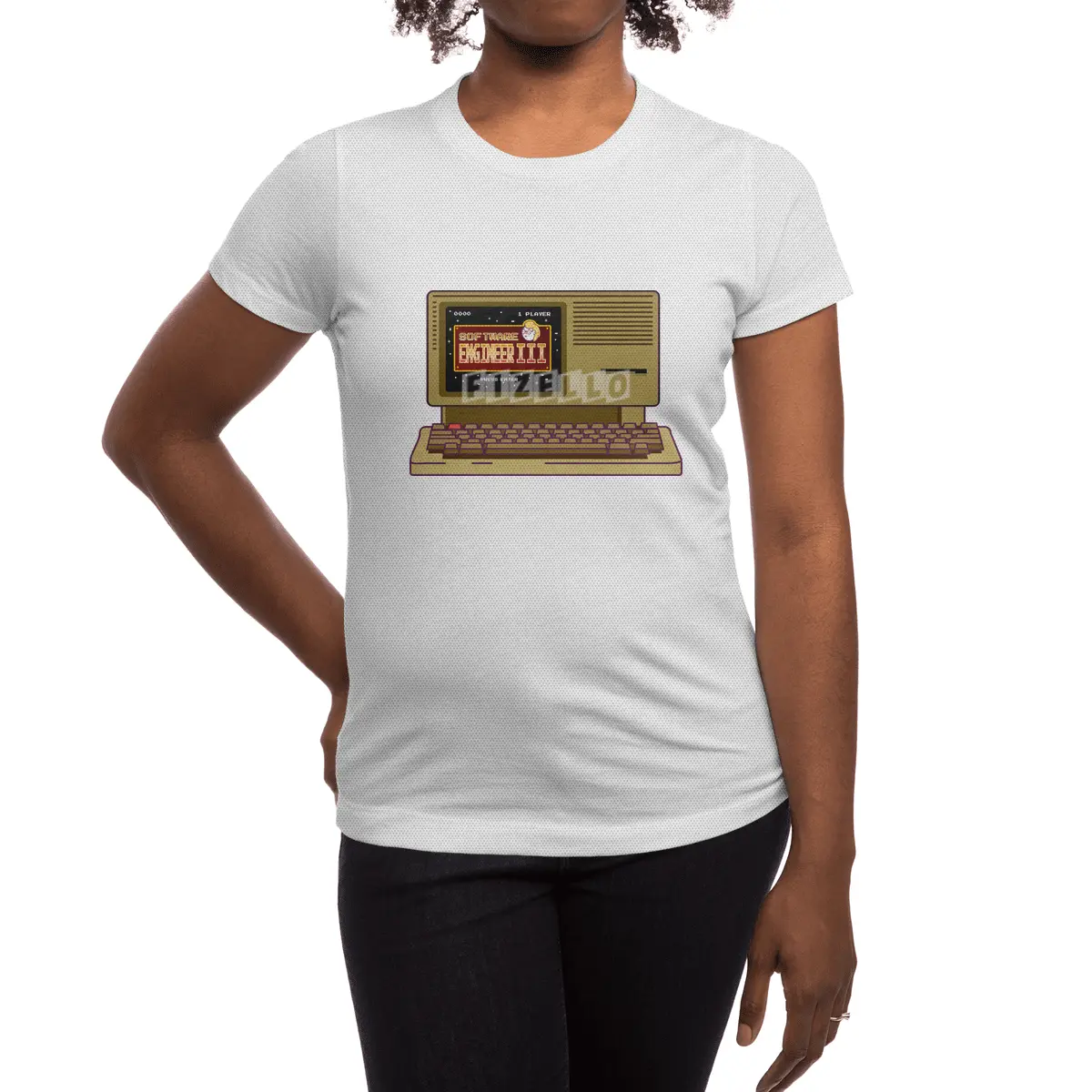 Software Engineer III | Retro Computer Programmer Spor T-Shirt