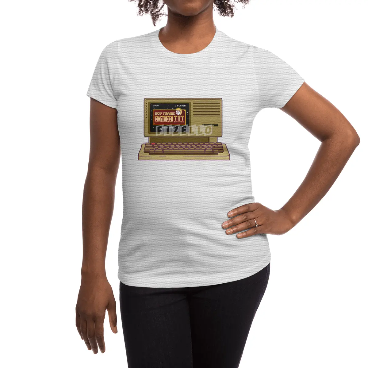 Software Engineer III | Retro Computer Programmer Spor T-Shirt