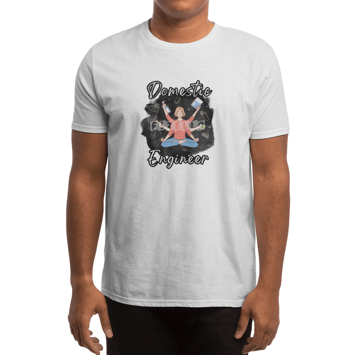 Domestic Engineer Housewife Mom Spor T-Shirt