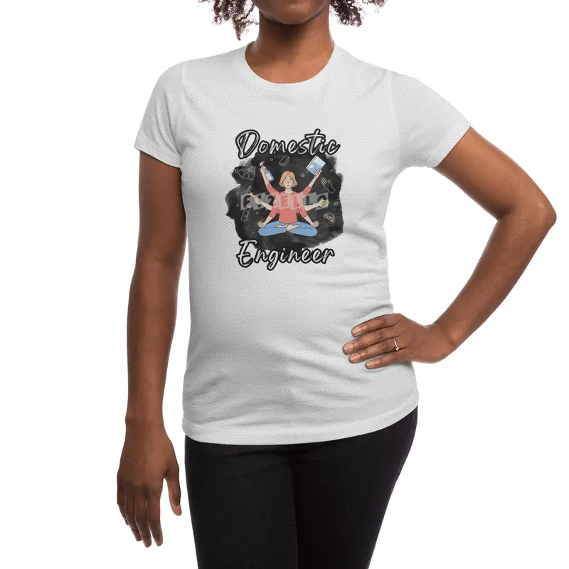 Domestic Engineer Housewife Mom Spor T-Shirt