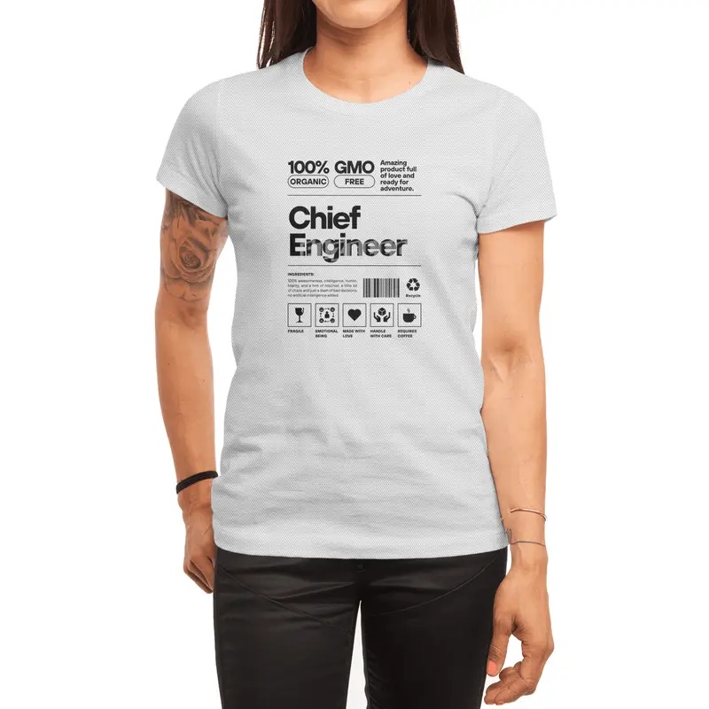 Chief Engineer black label Spor T-Shirt