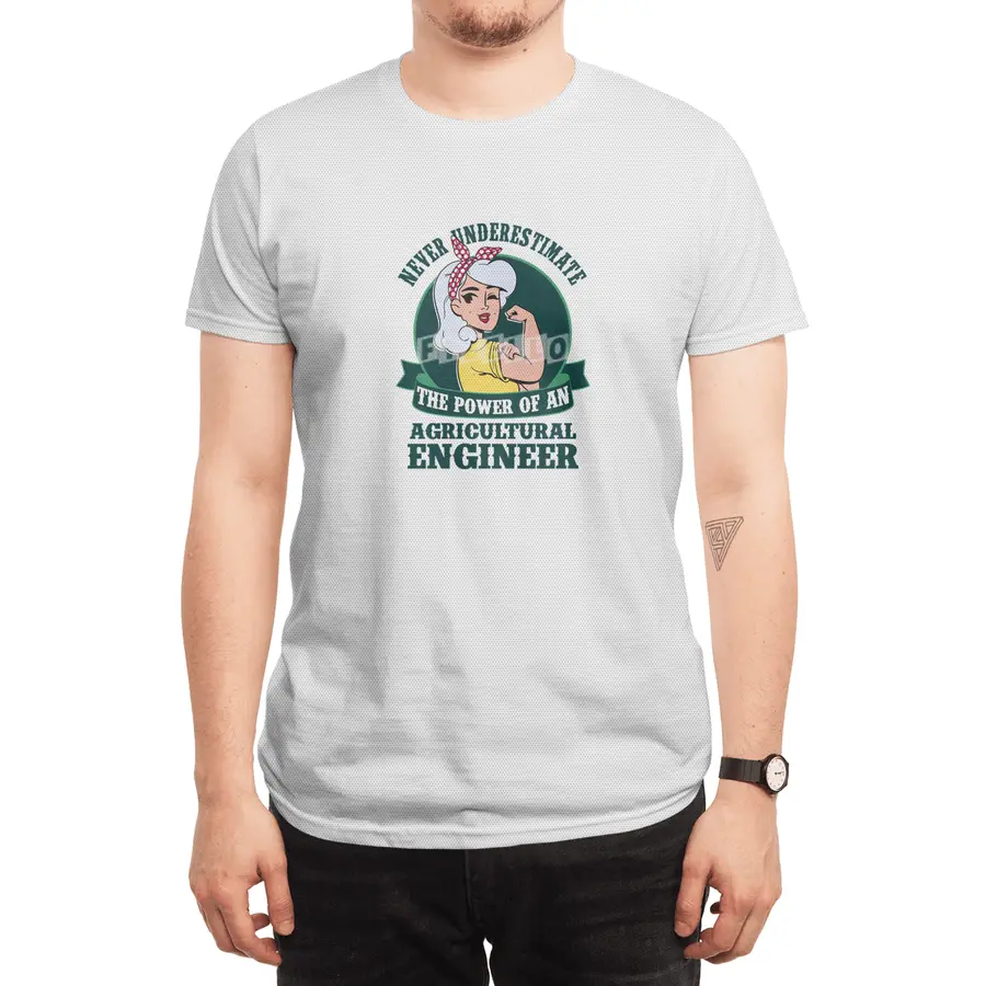 Agricultural Engineer Girl Power Spor T-Shirt