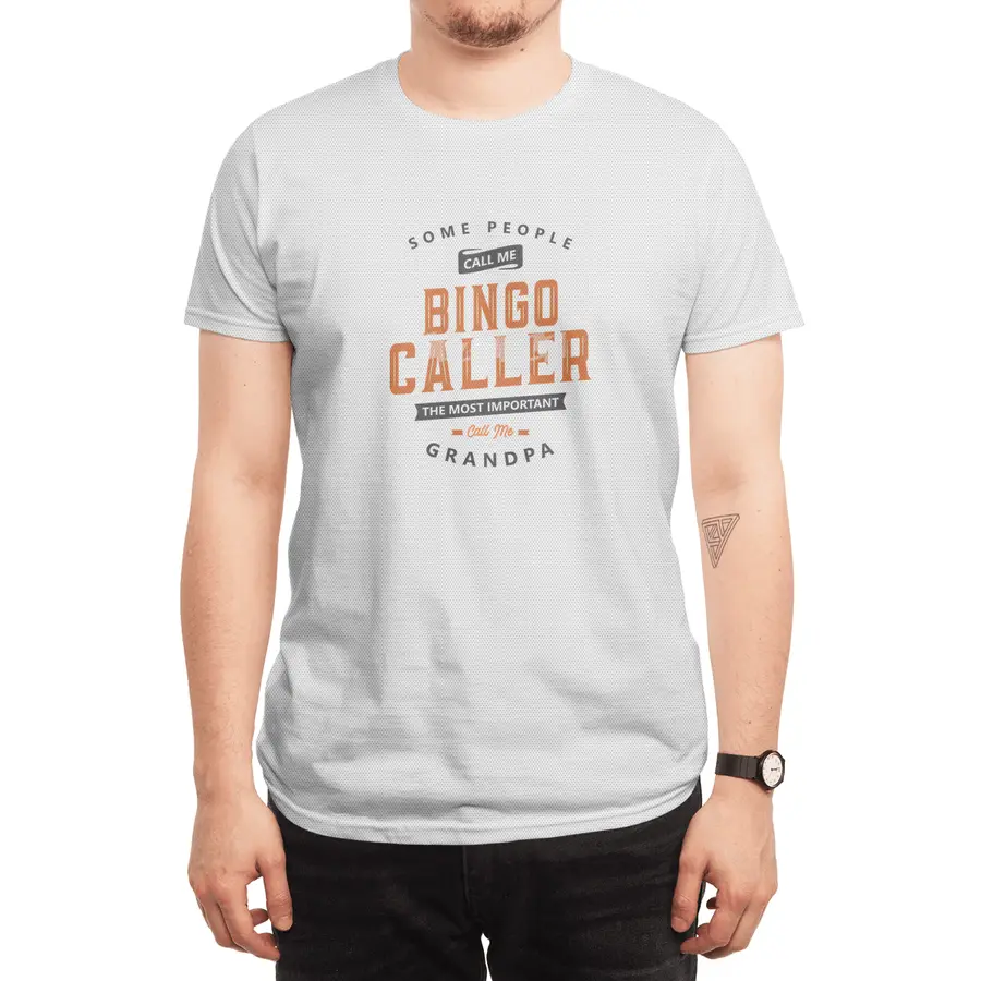 Bingo Caller Funny Job Title Profession Birthday Worker Spor T-Shirt