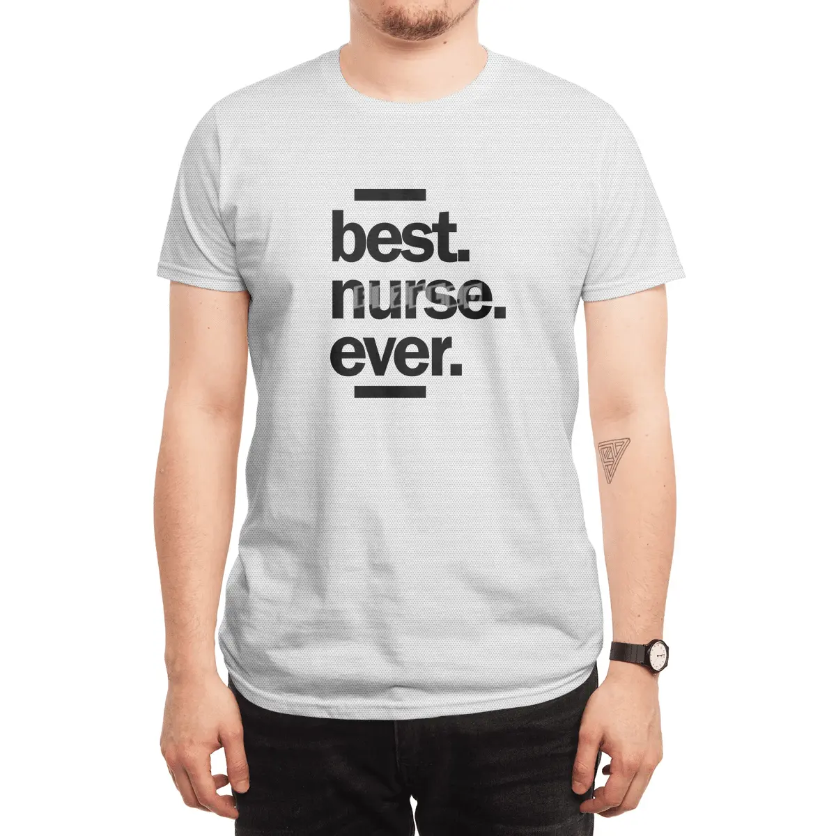 Best Nurse Ever Job Title Men Women Gift Spor T-Shirt