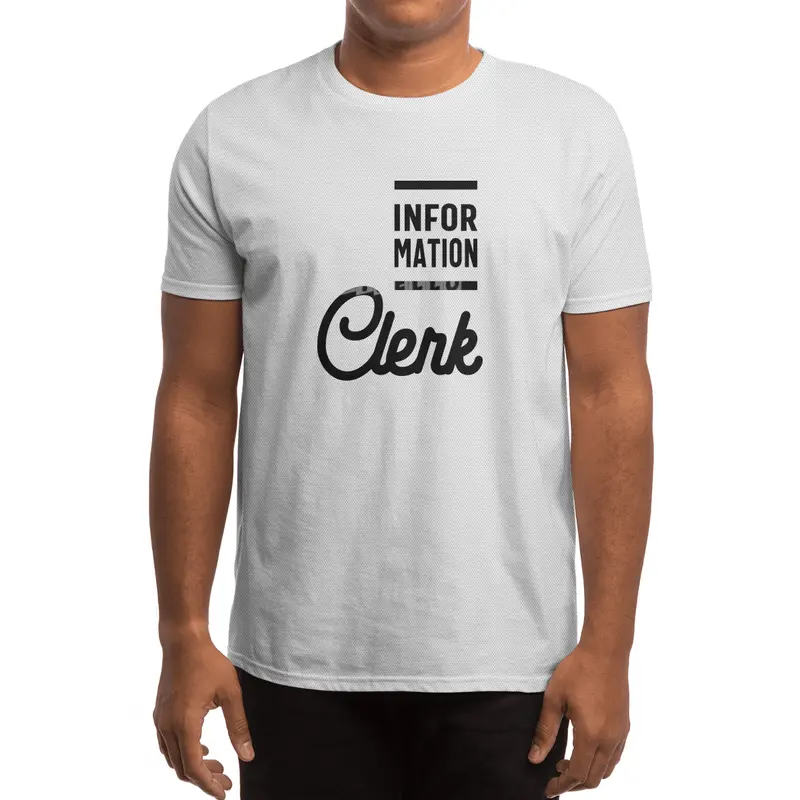 Information Clerk Work Job Title Gift Spor T-Shirt
