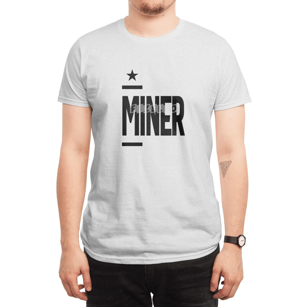 Miner Work Job Title Gift Spor T-Shirt