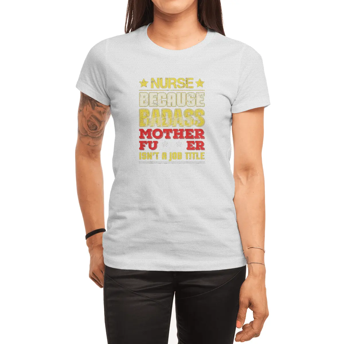 Nurse Because Badass Mother Fucker Isn't A Job Title Spor T-Shirt