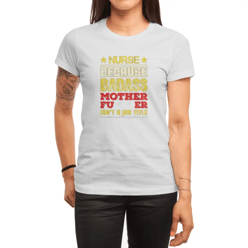 Nurse Because Badass Mother Fucker Isn't A Job Title Spor T-Shirt