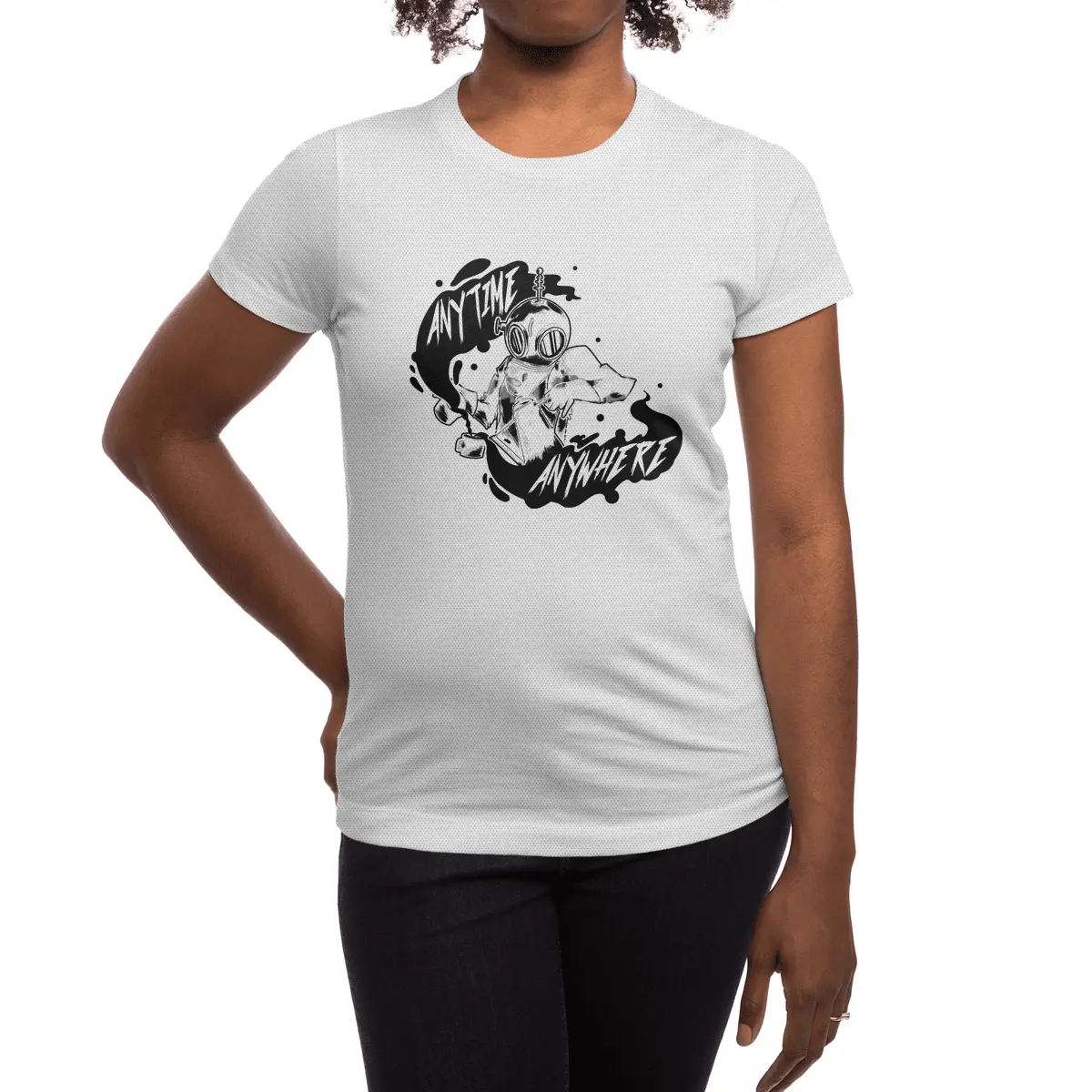 Coffee: Anytime, Anywhere Spor T-Shirt