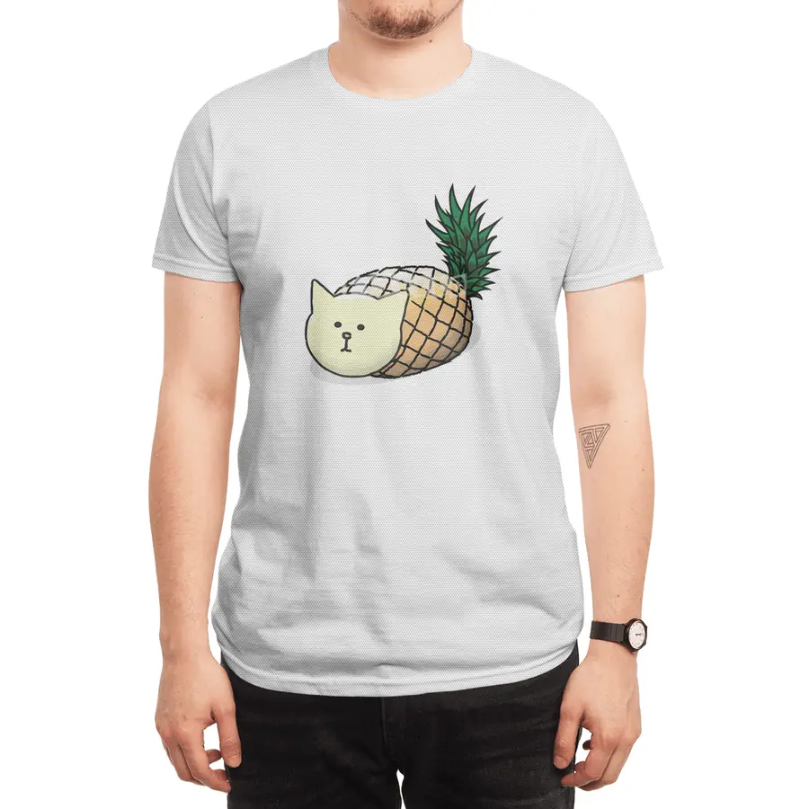 Pineapple Cat Spor T-Shirt