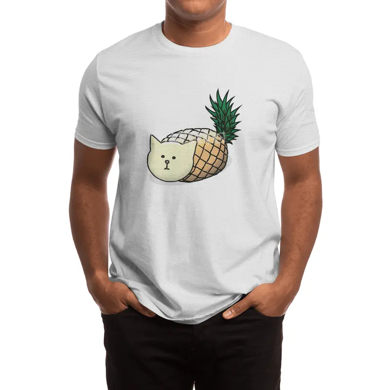 Pineapple Cat Spor T-Shirt