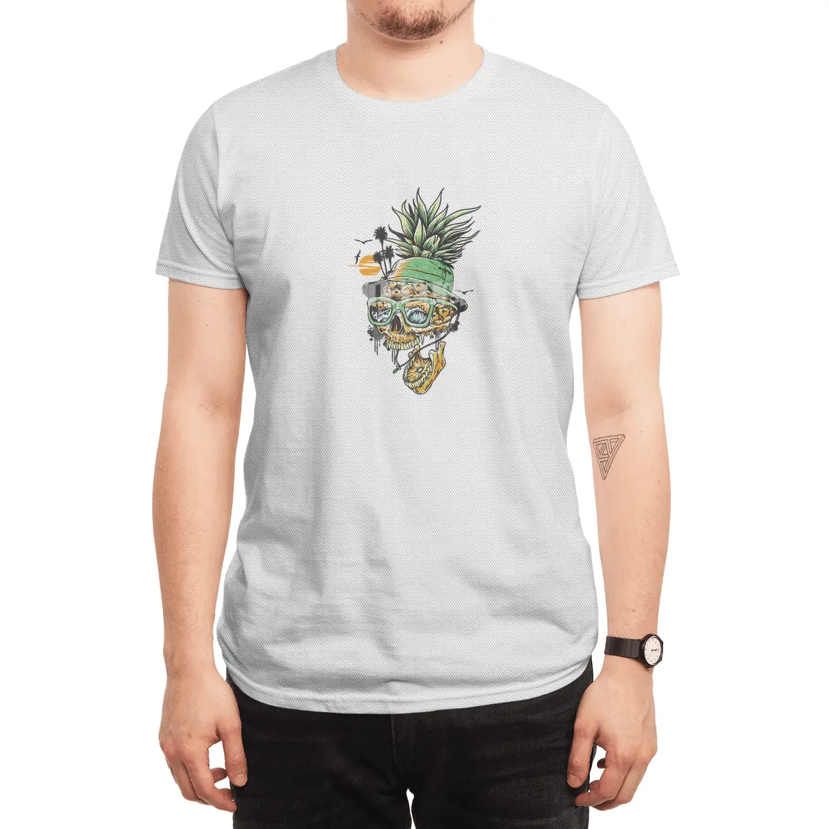 Summer Pineapple Spor T-Shirt