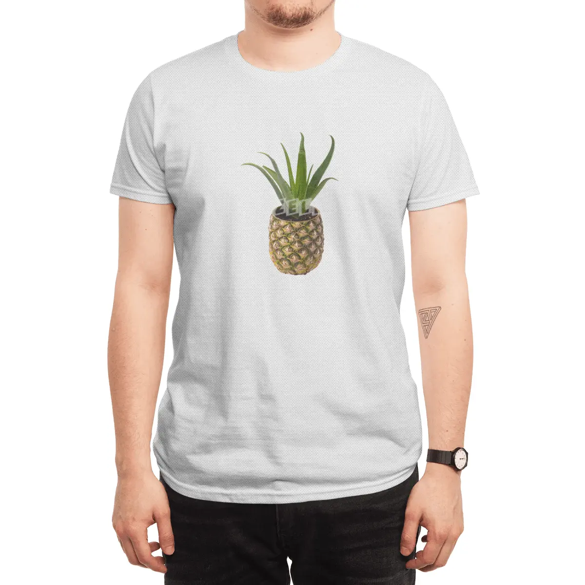 Pineapple Pot Spor T-Shirt