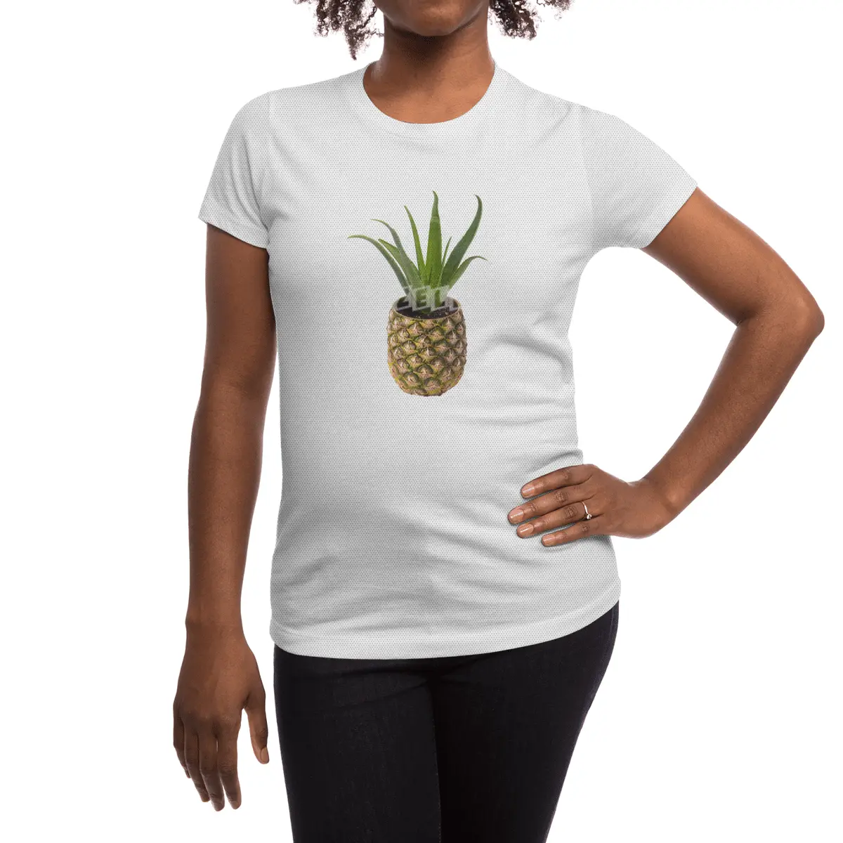 Pineapple Pot Spor T-Shirt