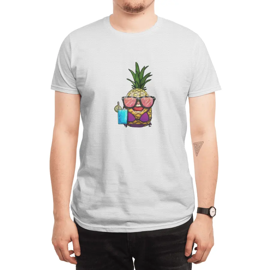 Casual Pineapple Spor T-Shirt