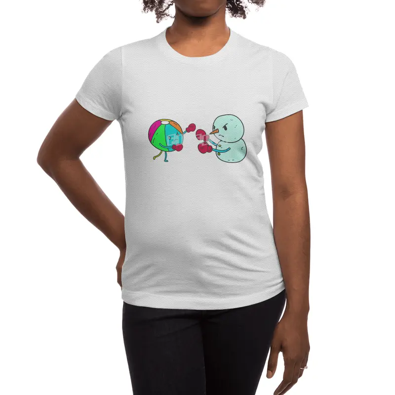 Summer v winter Spor T-Shirt